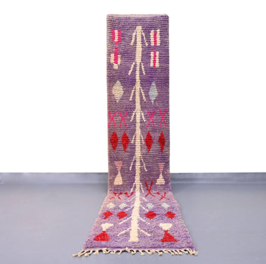 Vintage Runner Moroccan Rug 2.2 x 10.9 feet - Ettilux Home